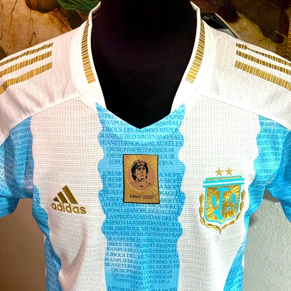 Adidas Argentina Maradona Rare Jersey Homage World Cup NWT🇦🇷⚽️🏆 - Picture 2 of 15